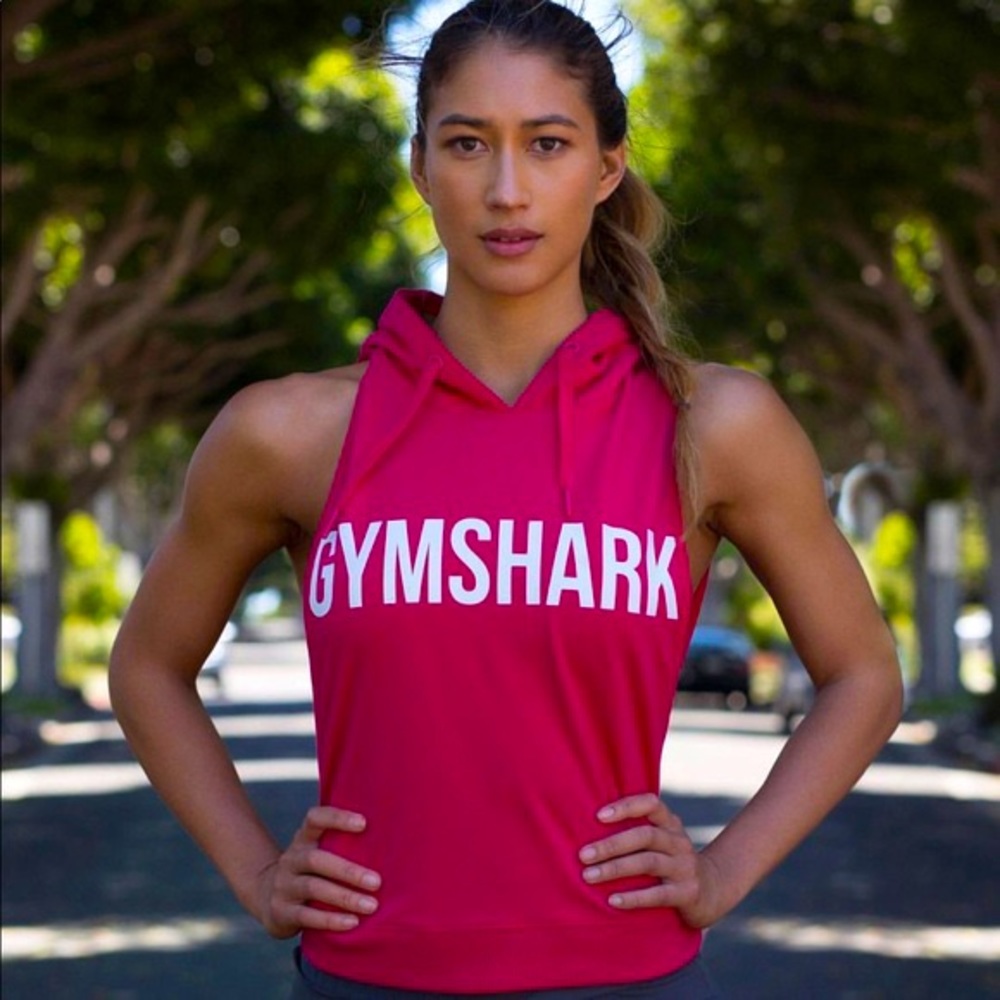 💗SOLD💗Gymshark hooded muscle tank